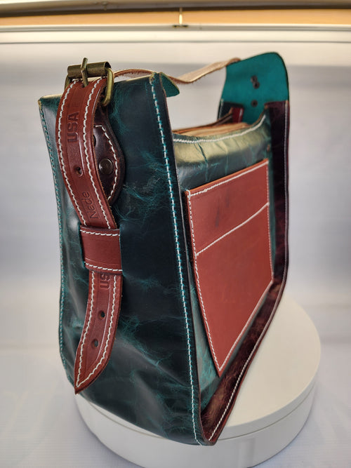 Bolso Aethel Turquesa Profundo