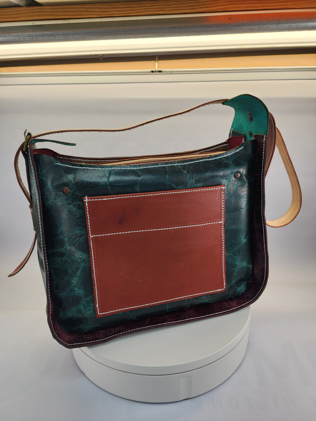 Bolso Aethel Turquesa Profundo