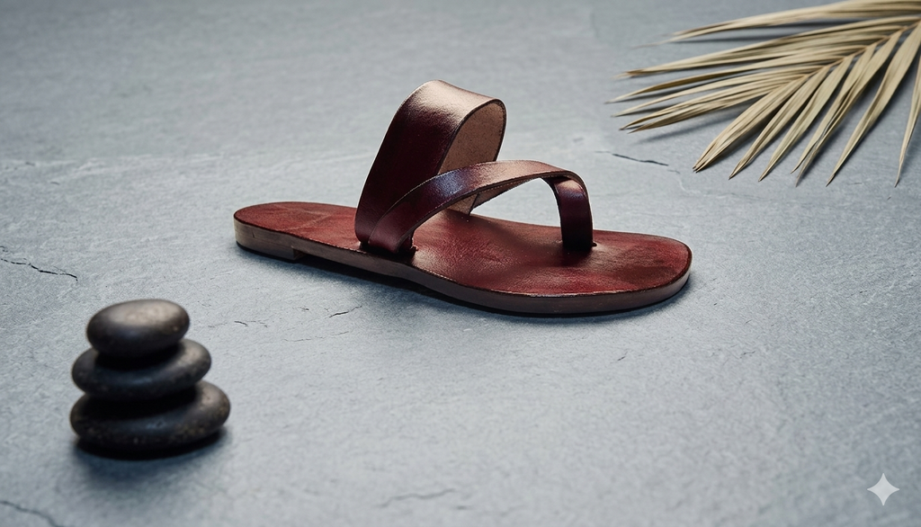 Sandalia Latinas de cuero – Estilo minimalista.